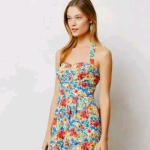 Anthropologie Girls From Savoy Garden Party Dress